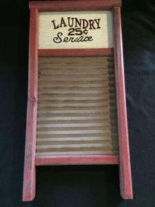 Laundry Service 25¢ Washboard Laundry Room Decor <br>Sold for $24.99
